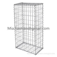Galvanized welded mesh box for retaining wall